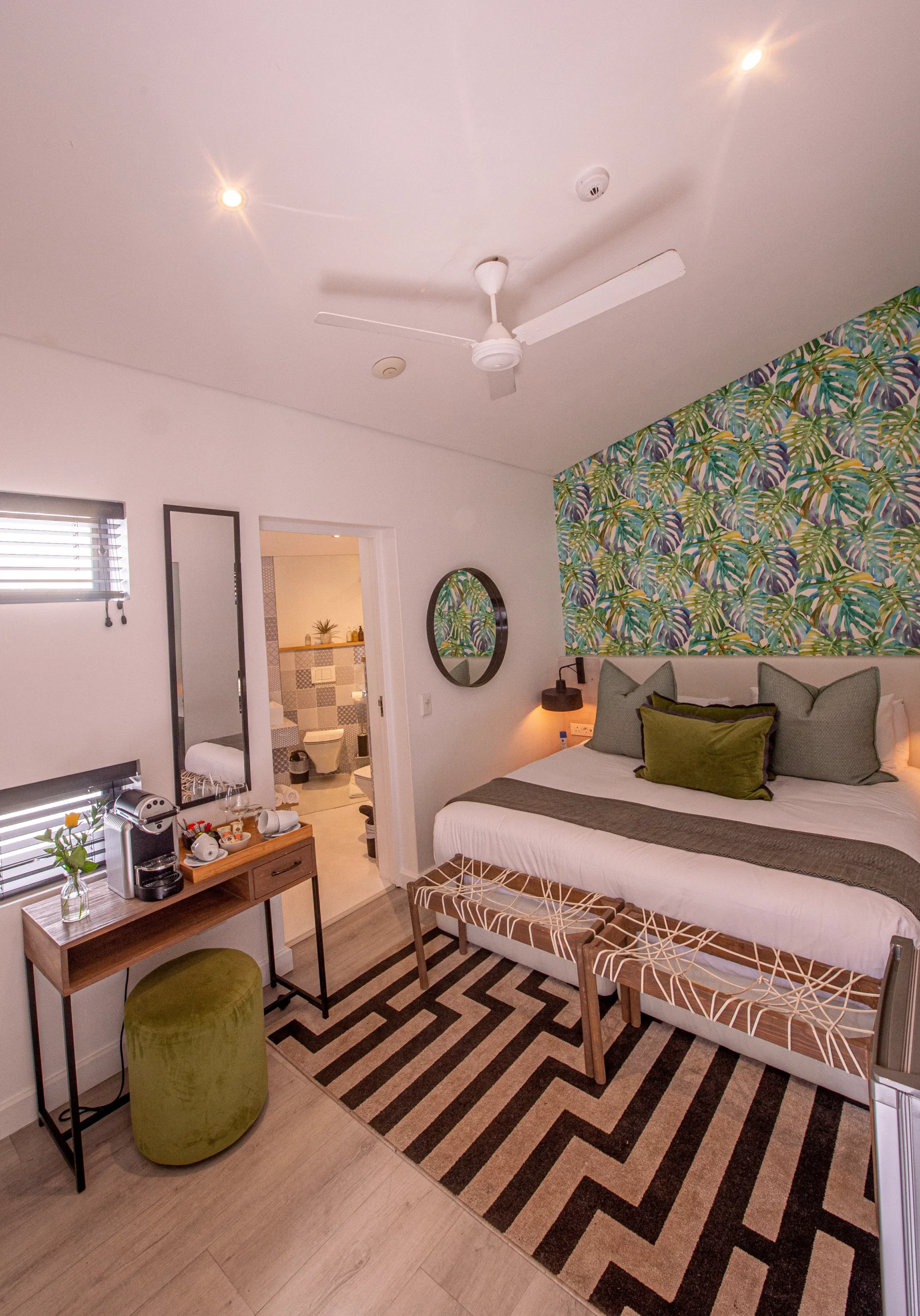 Garden-Facing Room Three at Sky Villa